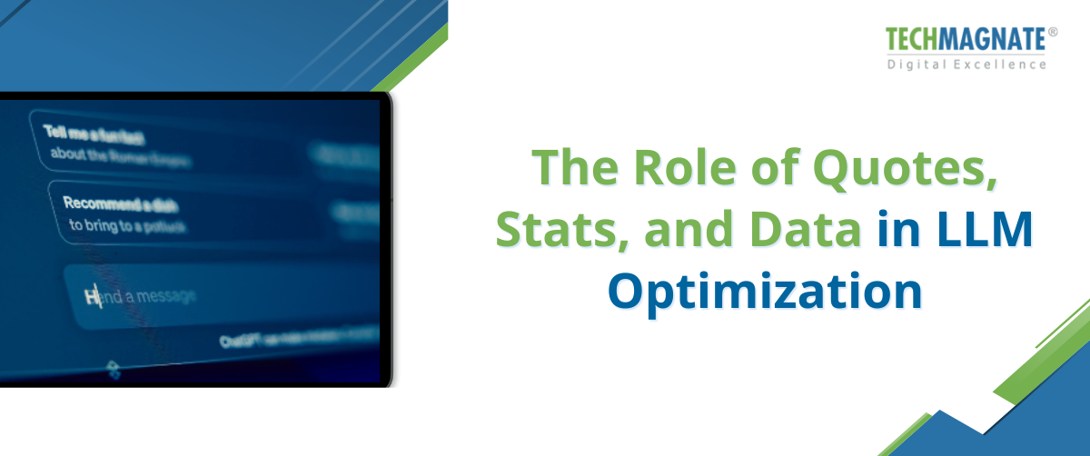 Role of Quotes, Stats, and Data in LLM Optimization