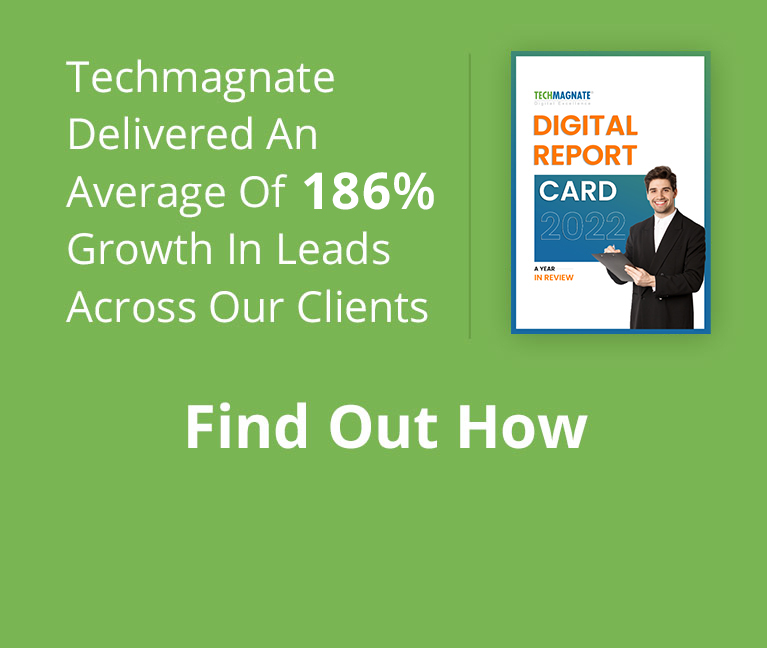 Techmagnate - Digital report card of 2022 banner