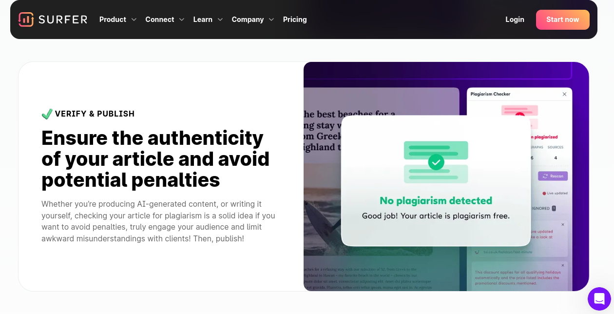 Surfer seo content checker tool