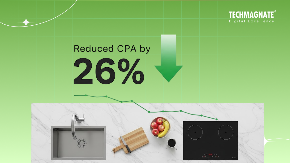 PPC Case Study – Reduced CPA by 26% For a UK-Based Kitchen Countertop Provider