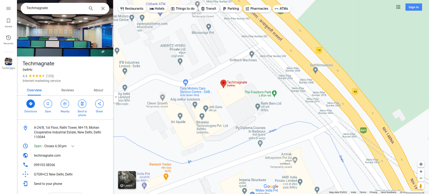 Techmagnate Google Maps Integration