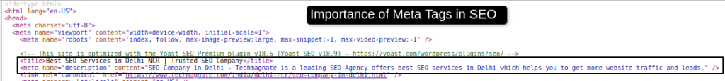 Importance of Meta Tags in SEO