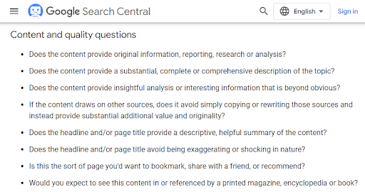 Provide relevant and helpful content