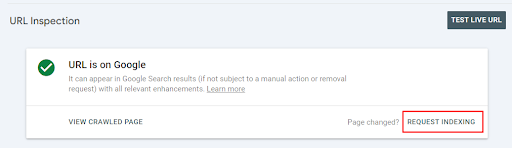 Submit a request to Google to re-crawl specific URLs