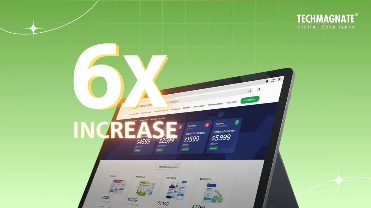 6x Increase in Monthly Traffic: Transforming Our Client into an Online Pharmacy Leader