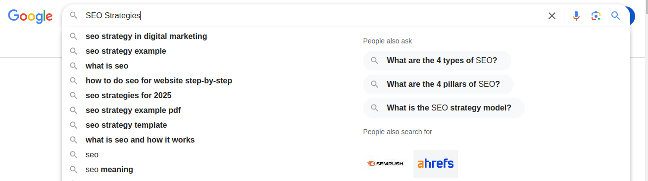 Keyword phrases for seo strategy