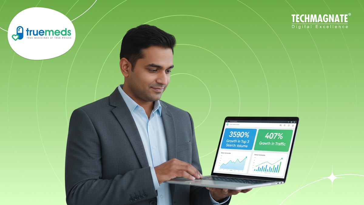 3590% Growth in Top 3 Search Volume and 407% Growth in Traffic for Truemeds, Online Pharmacy