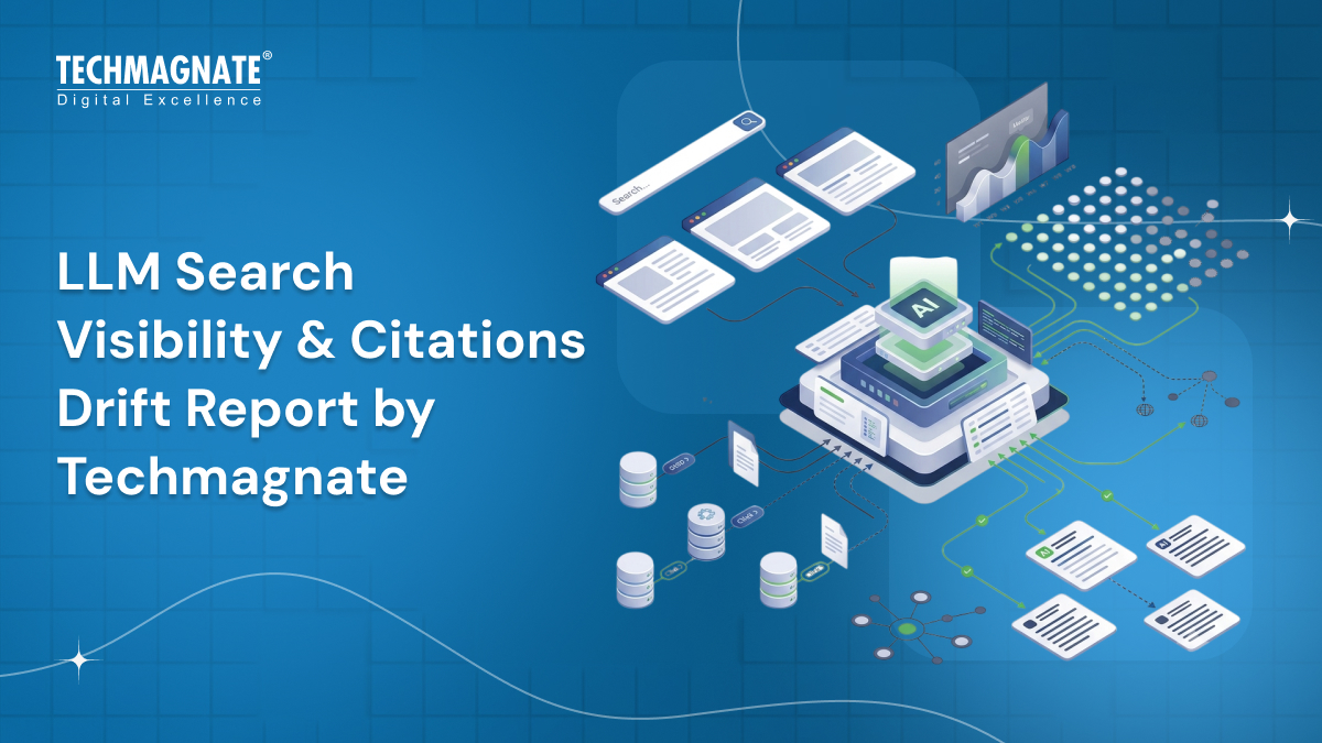 LLM Search Visibility & Citations Drift Report by Techmagnate